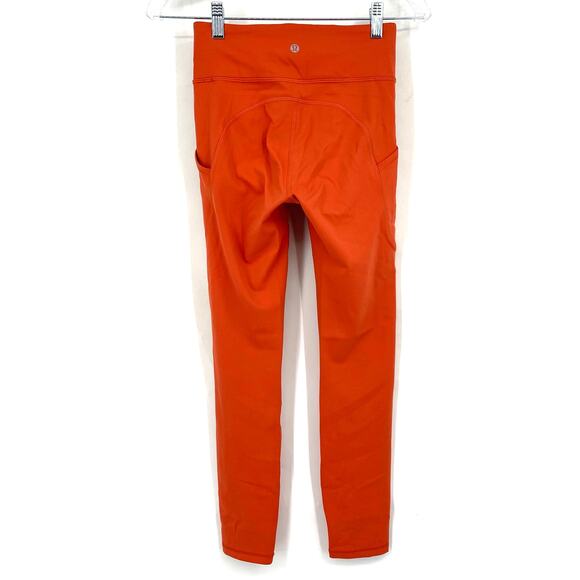 Lululemon Invigorate High Rise Tight 25" Brick Size 4 - Picture 2 of 8